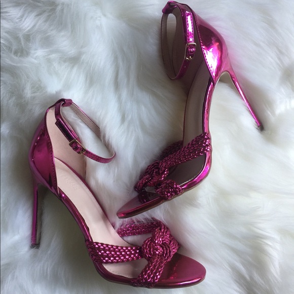 NWT Charlotte Russe pink knot heels size 8 - Picture 6 of 6